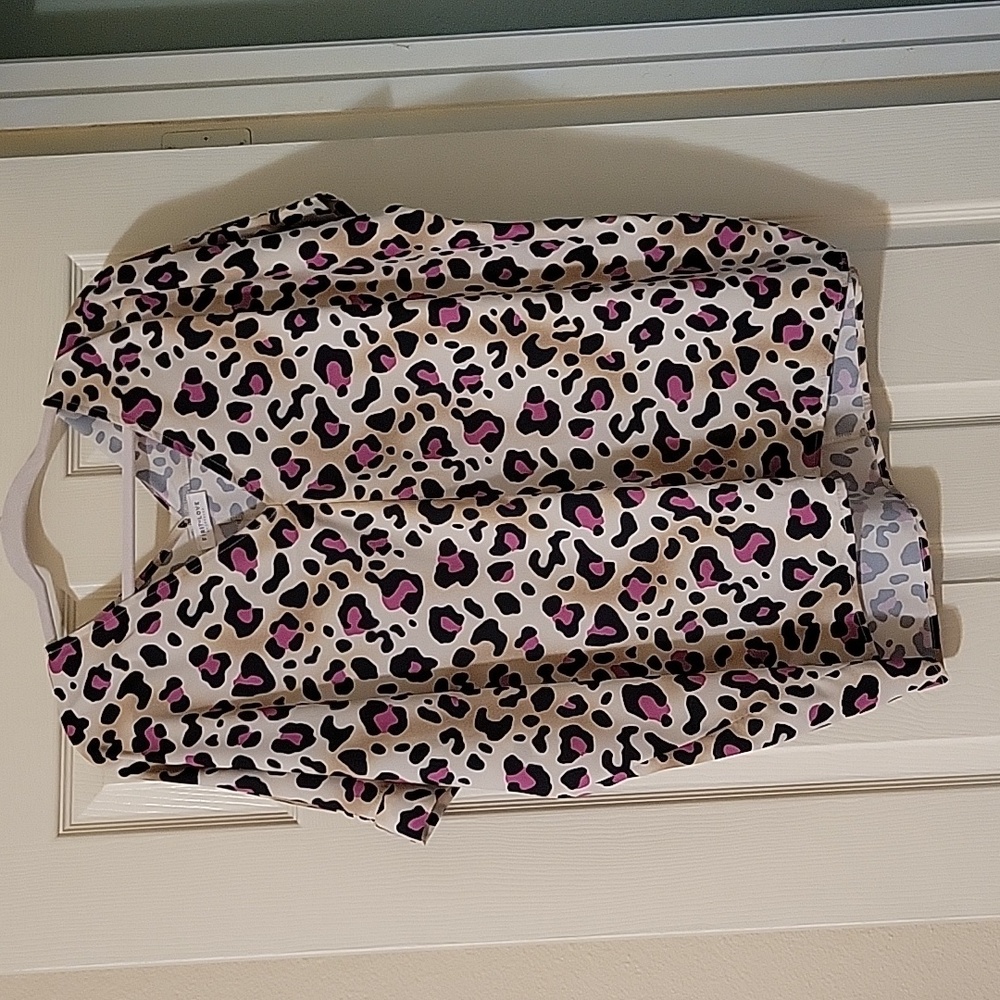 Animal print blouse
